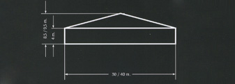 Plano de carpas de 30-40 metros